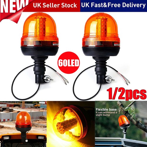 Led rotating flashing - flashing, amber