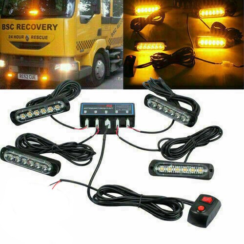 Led amber recovery - 4x, 6