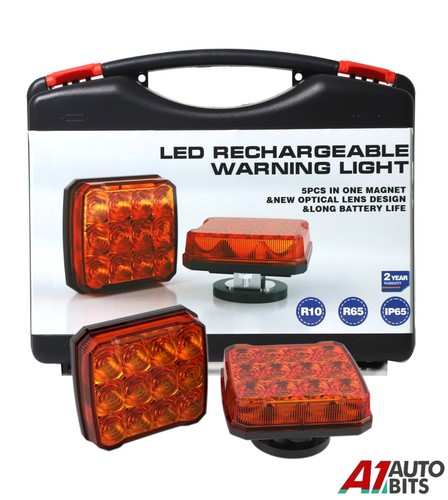 12led amber magnetic - 2x,