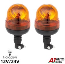 2X Rotating Flashing Amber