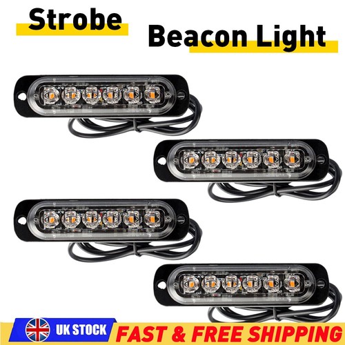 Led amber recovery strobe - 4x, 6