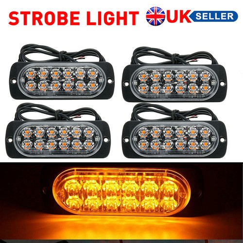 12led amber strobe - 12led,