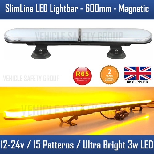 Amber flashing beacon bar - flashing,