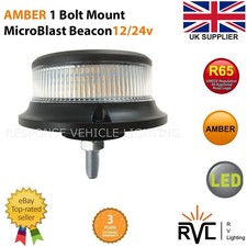 LED AMBER BEACON 1 BOLT MOUNT