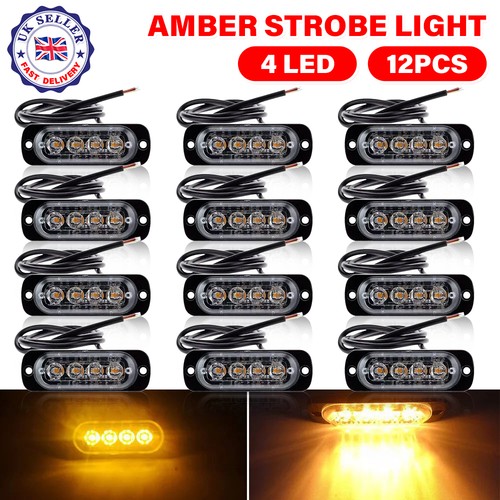 12x amber led recovery - led,